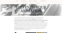 Desktop Screenshot of eleventhhouranimation.com